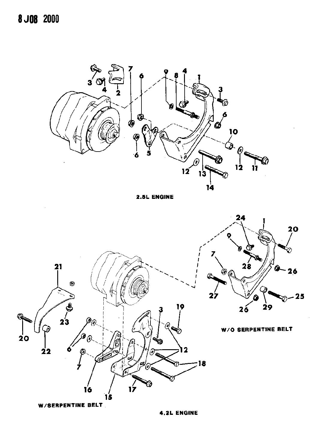 Jeep Alternator Wiring from www.factorychryslerparts.com