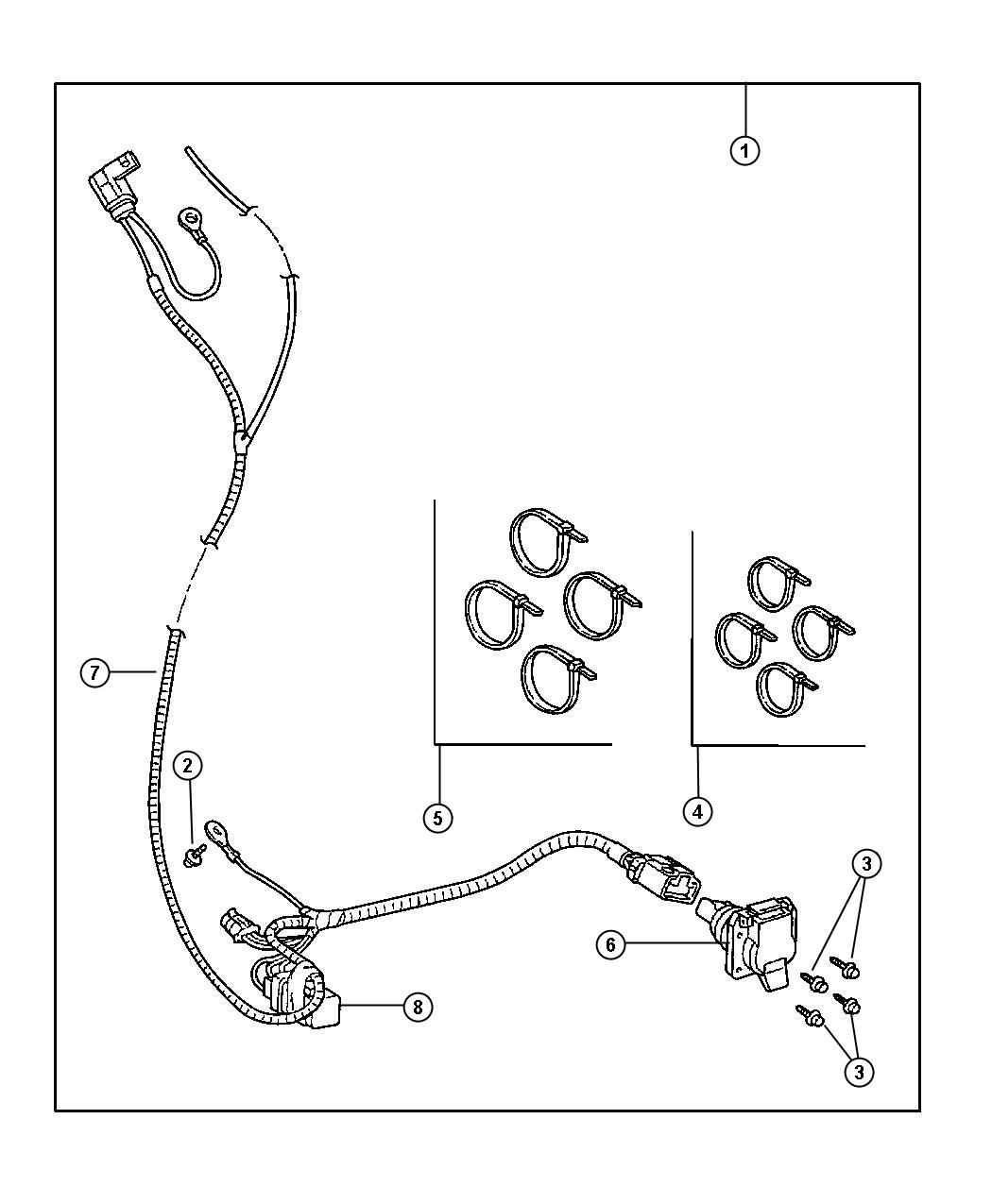 Chrysler Cirrus Lx Connector  7 Way