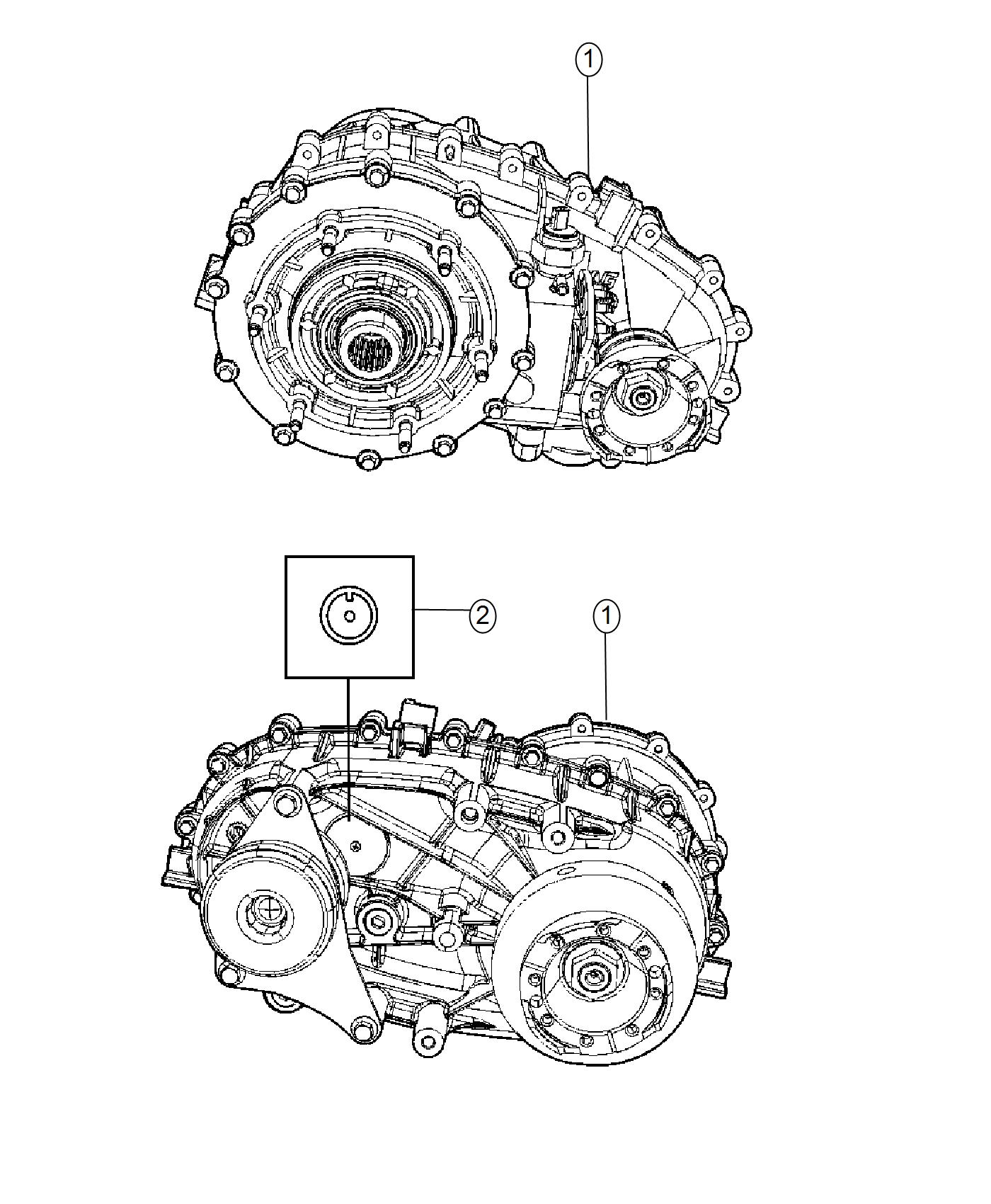 RL123503AB - MOPAR Transfer case. Np241 | Factory Chrysler Parts, Bartow FL